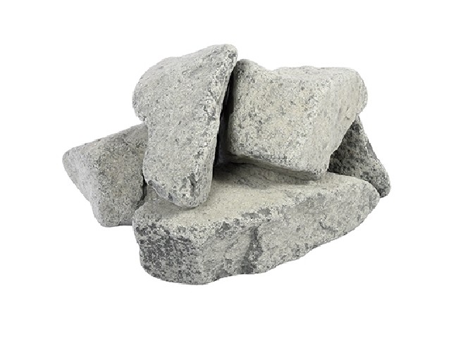 Камень Габбро-Диабаз обвалованный в коробке по 20 кг Банные штучки 03588